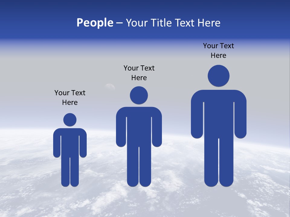 Nuages Terre Horizon PowerPoint Template