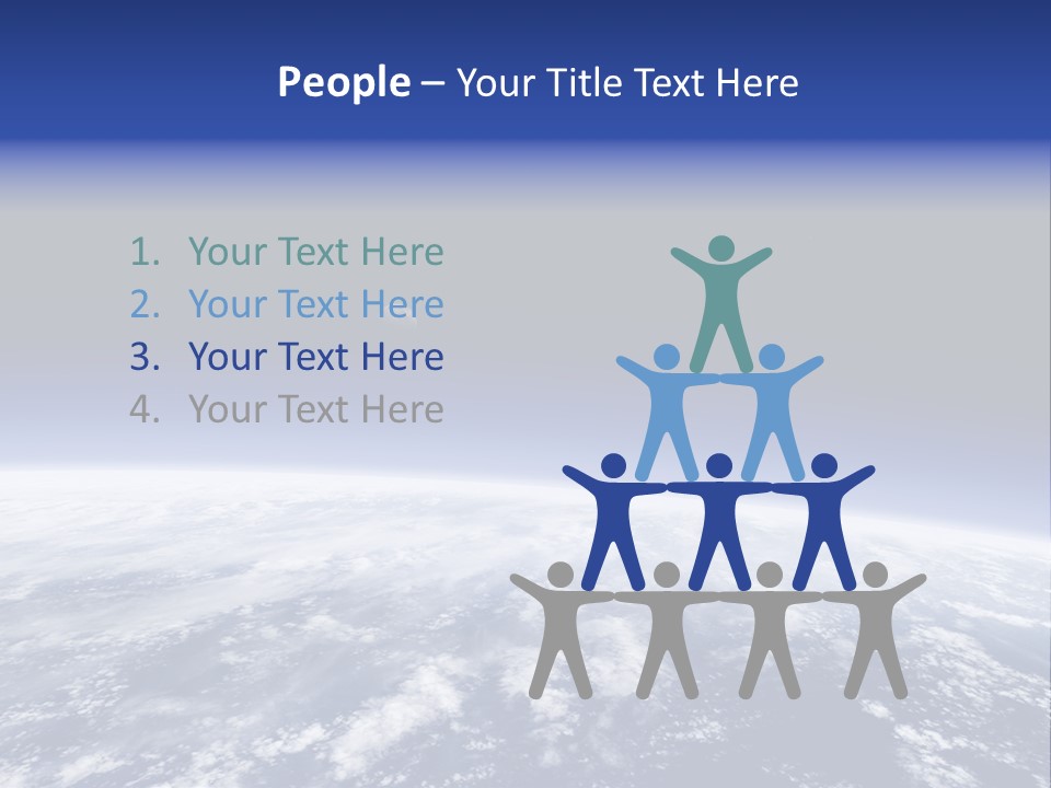 Nuages Terre Horizon PowerPoint Template