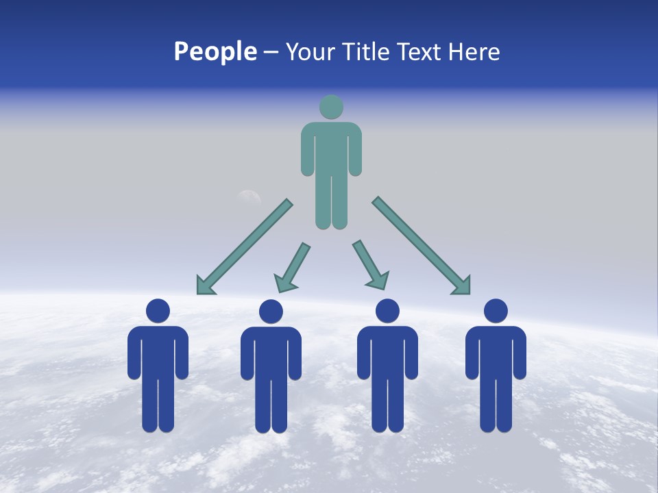 Nuages Terre Horizon PowerPoint Template