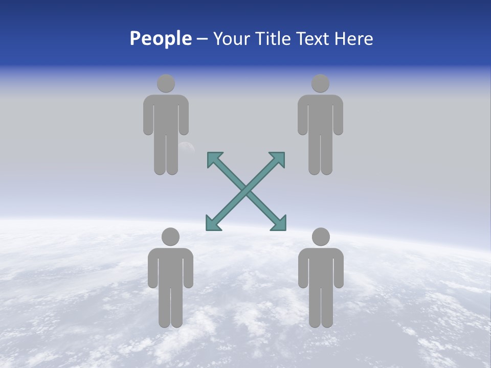 Nuages Terre Horizon PowerPoint Template