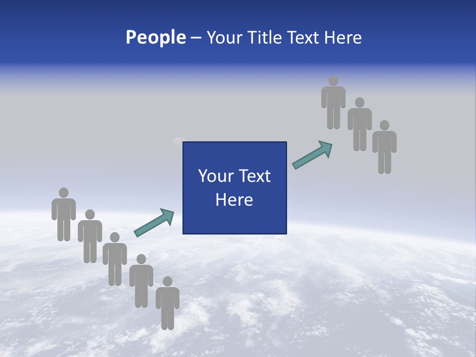 Nuages Terre Horizon PowerPoint Template