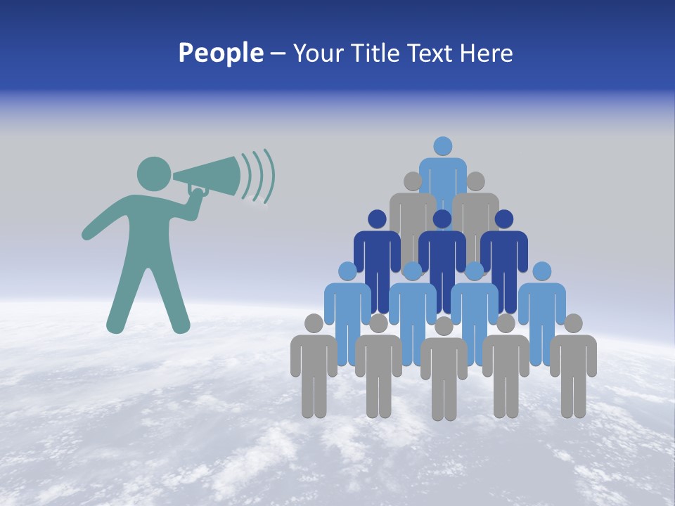 Nuages Terre Horizon PowerPoint Template