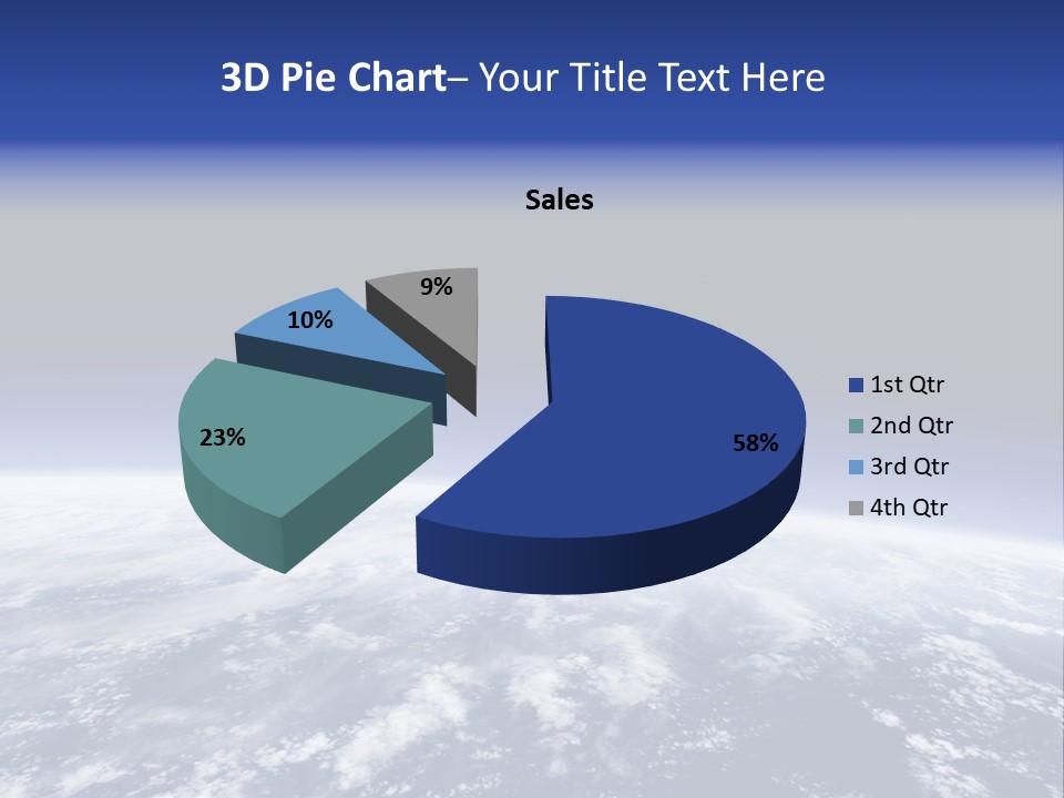 Nuages Terre Horizon PowerPoint Template