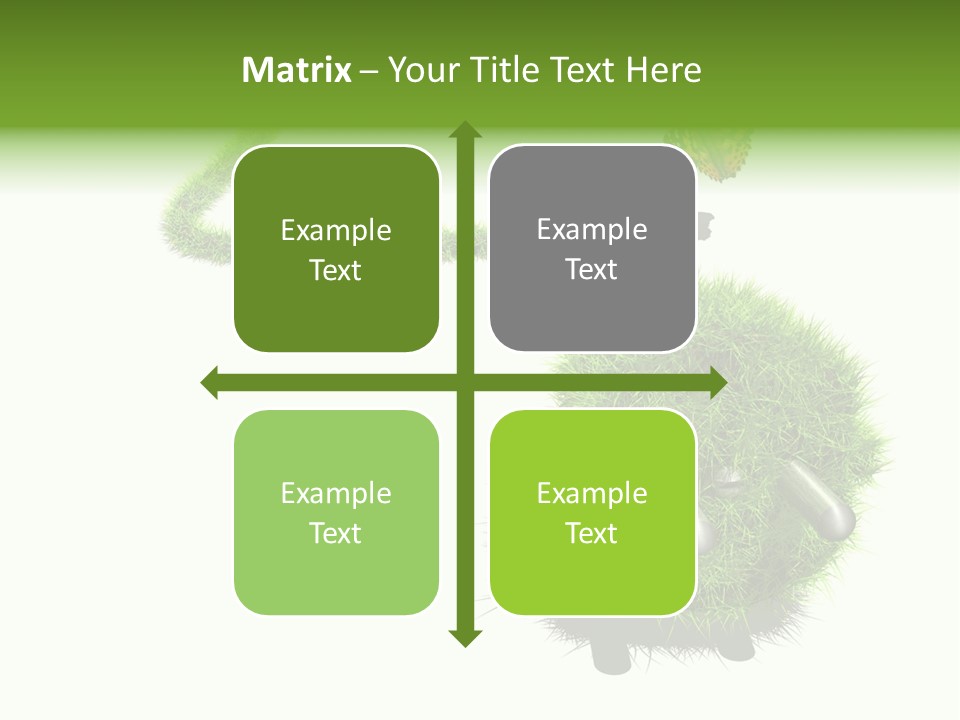 Umweltschutz Alternativ Sparen PowerPoint Template