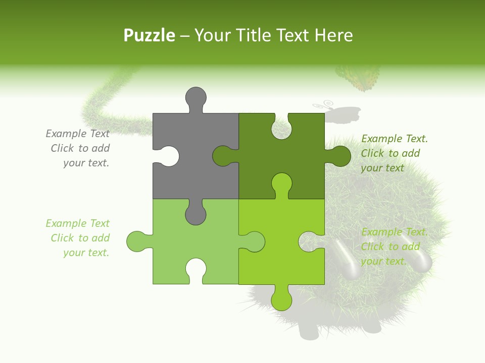 Umweltschutz Alternativ Sparen PowerPoint Template