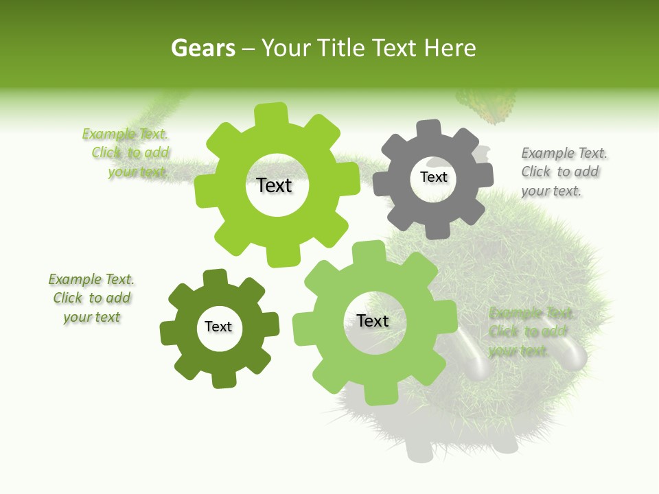 Umweltschutz Alternativ Sparen PowerPoint Template