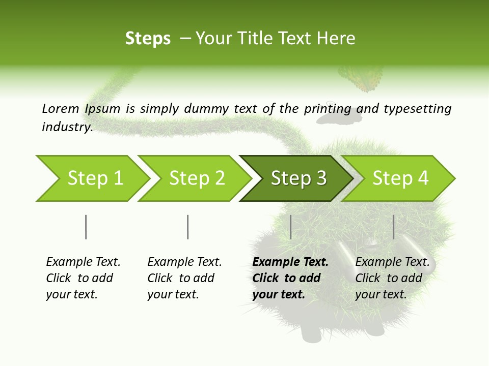 Umweltschutz Alternativ Sparen PowerPoint Template