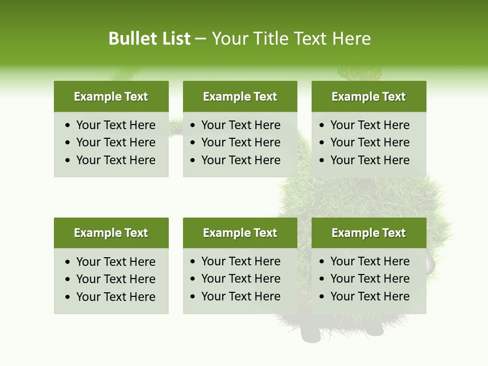 Umweltschutz Alternativ Sparen PowerPoint Template