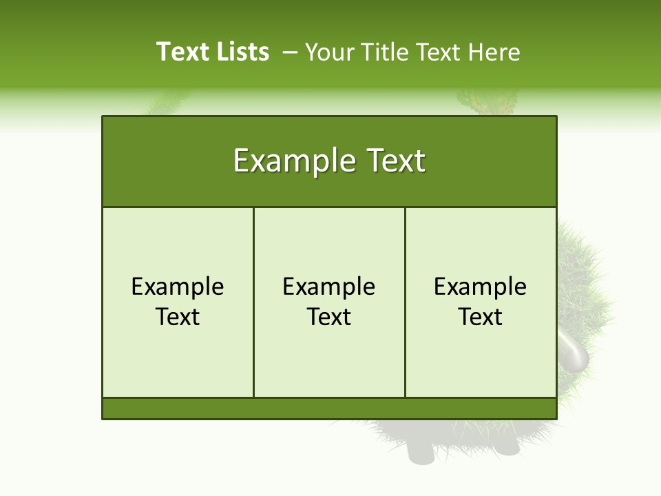 Umweltschutz Alternativ Sparen PowerPoint Template