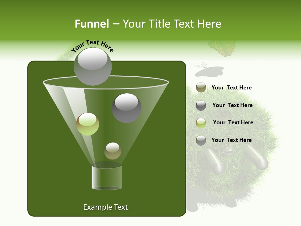 Umweltschutz Alternativ Sparen PowerPoint Template