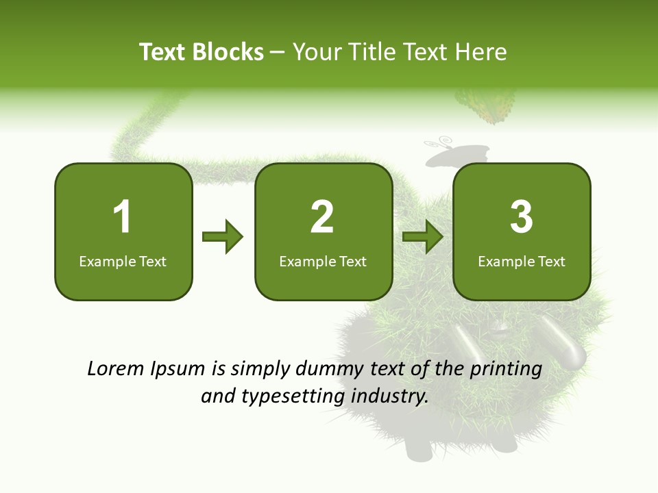Umweltschutz Alternativ Sparen PowerPoint Template
