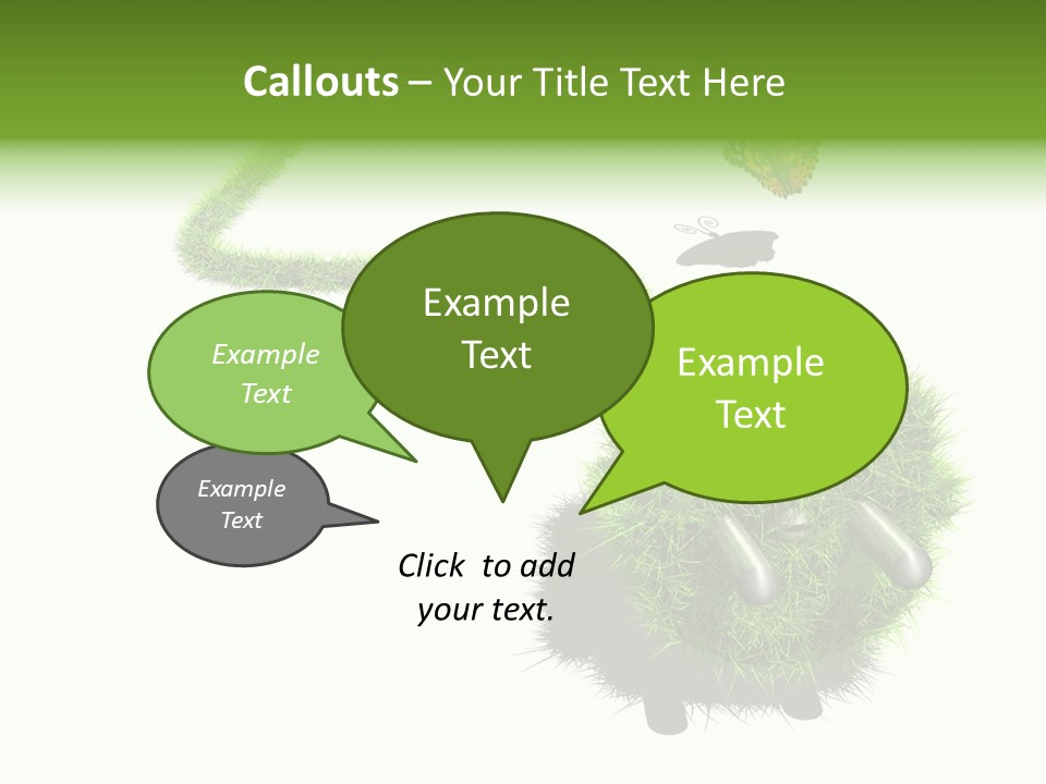 Umweltschutz Alternativ Sparen PowerPoint Template
