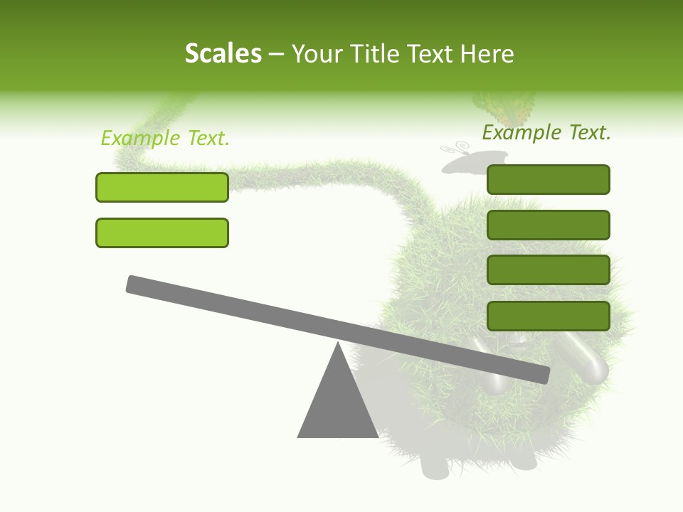 Umweltschutz Alternativ Sparen PowerPoint Template