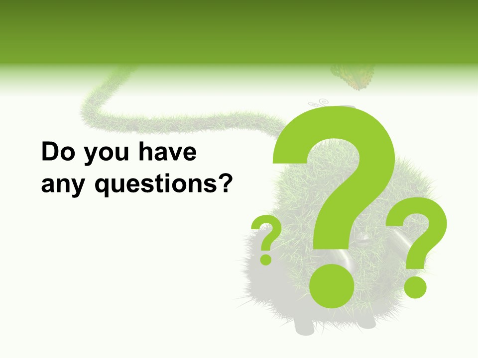 Umweltschutz Alternativ Sparen PowerPoint Template