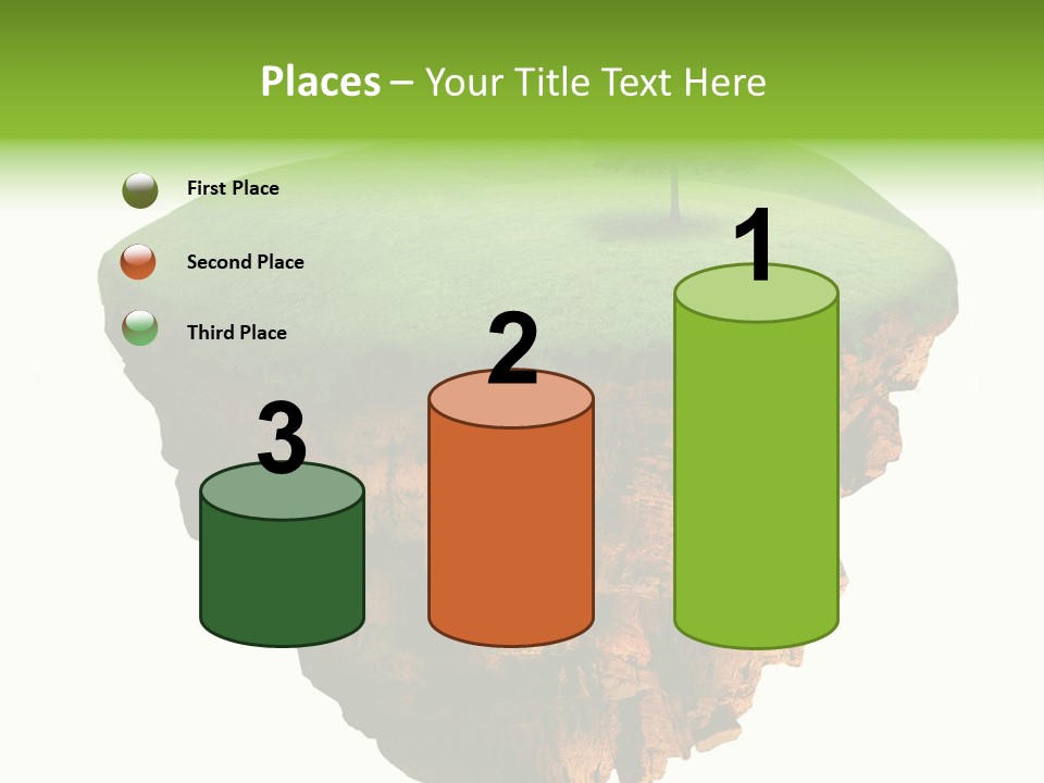 Isolated Background Island PowerPoint Template