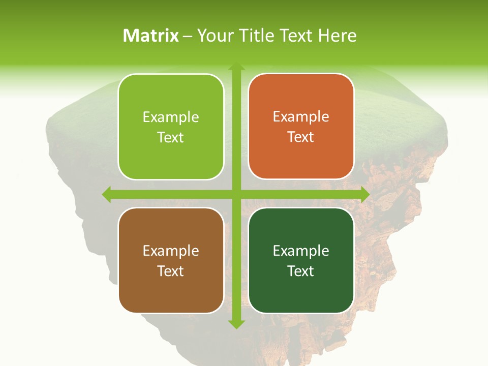 Isolated Background Island PowerPoint Template