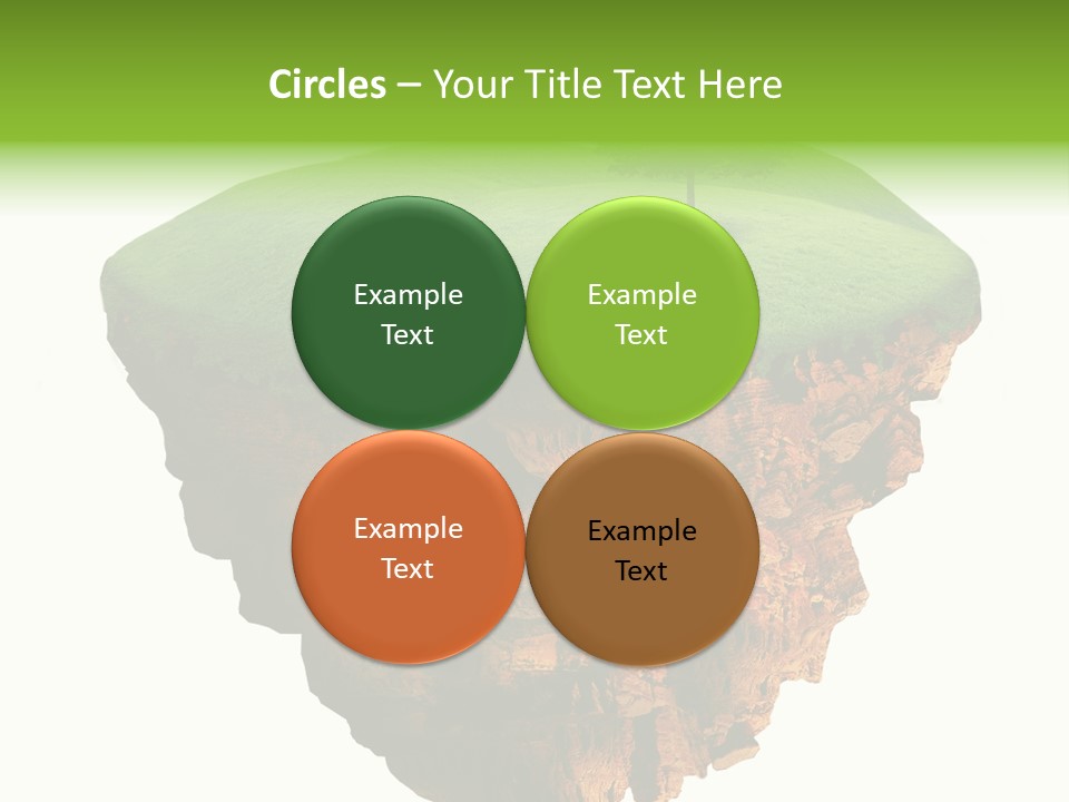 Isolated Background Island PowerPoint Template