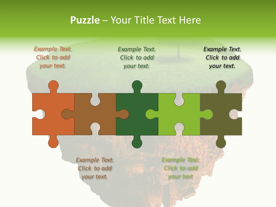 Isolated Background Island PowerPoint Template