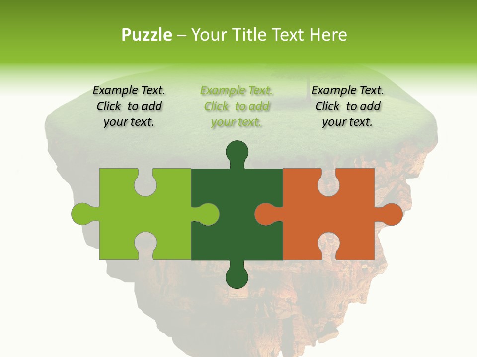 Isolated Background Island PowerPoint Template