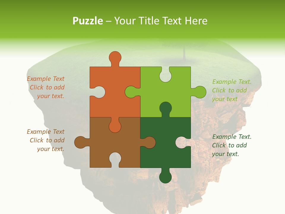 Isolated Background Island PowerPoint Template