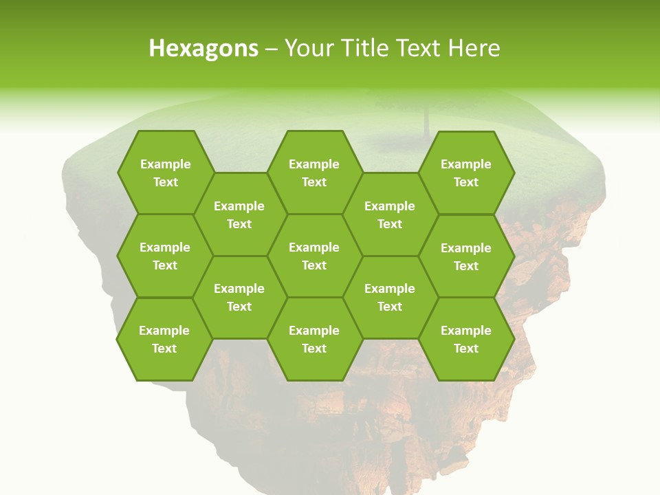 Isolated Background Island PowerPoint Template