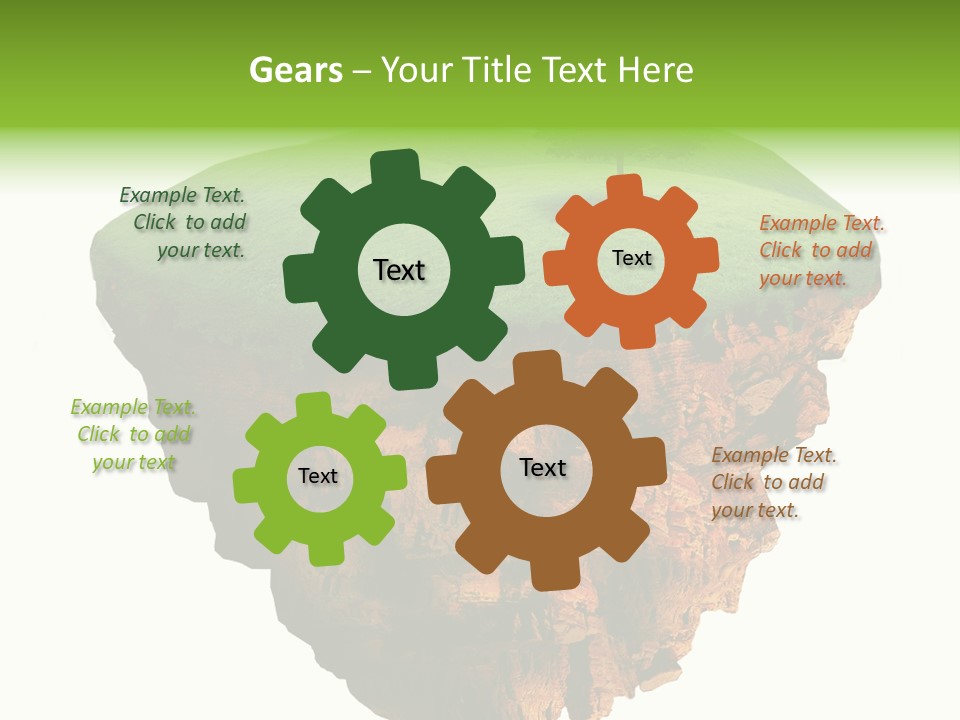 Isolated Background Island PowerPoint Template