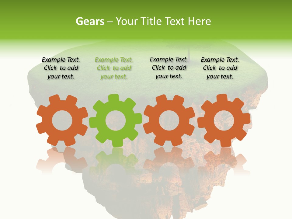 Isolated Background Island PowerPoint Template