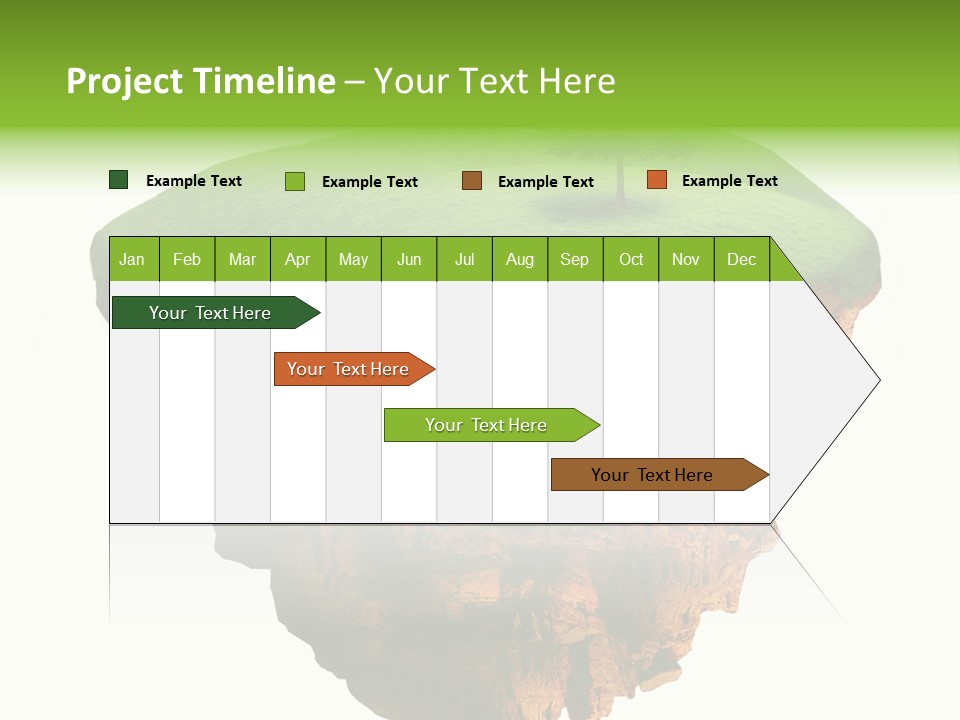 Isolated Background Island PowerPoint Template