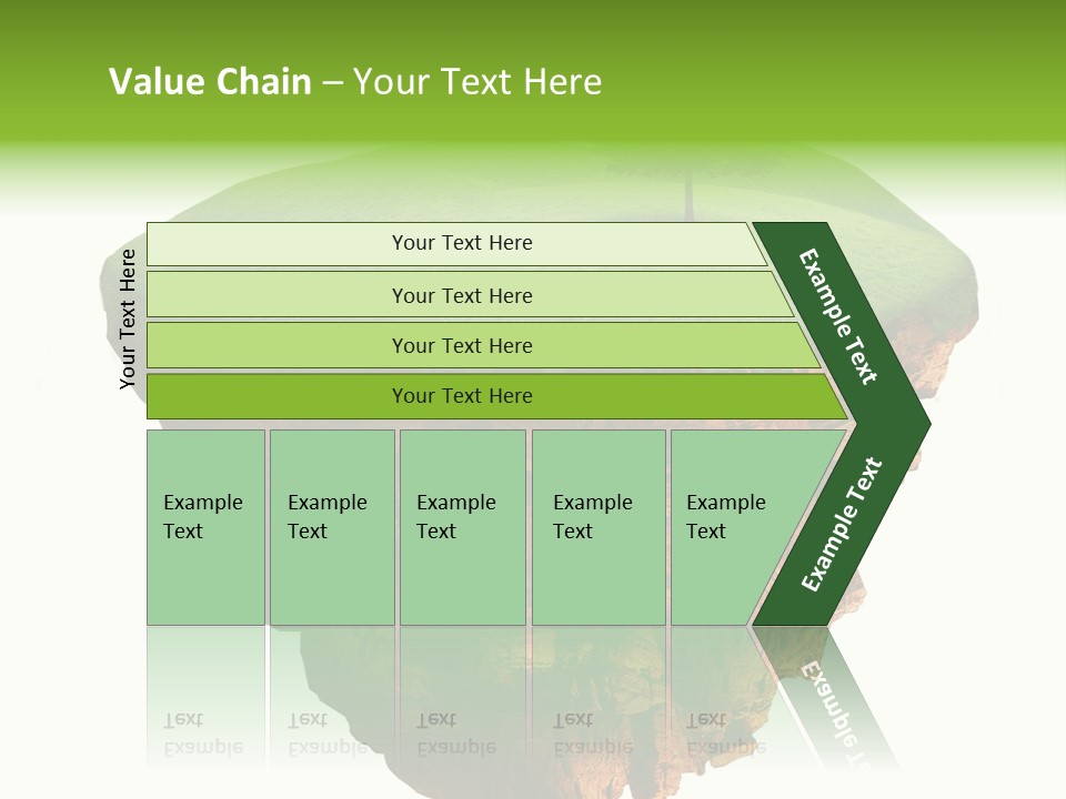 Isolated Background Island PowerPoint Template