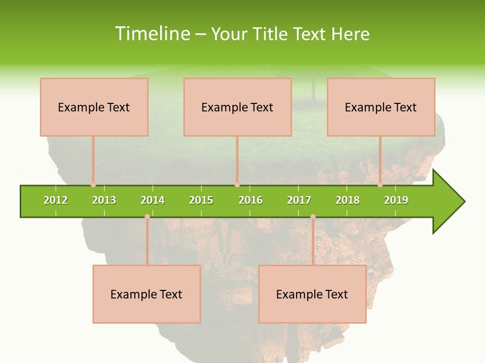 Isolated Background Island PowerPoint Template