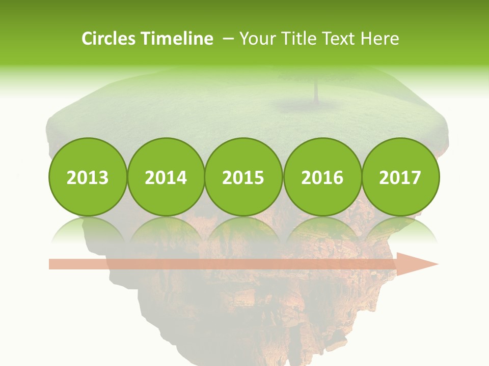 Isolated Background Island PowerPoint Template