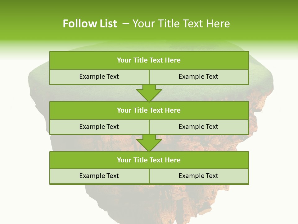 Isolated Background Island PowerPoint Template