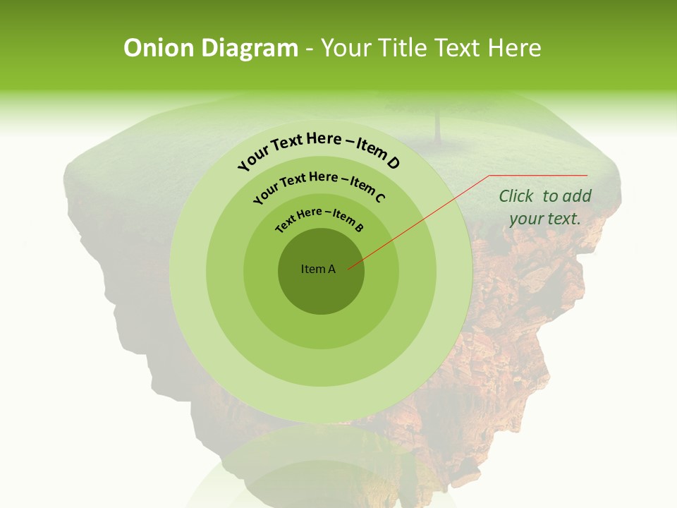 Isolated Background Island PowerPoint Template