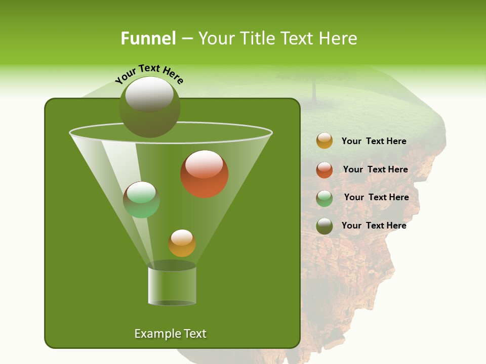 Isolated Background Island PowerPoint Template