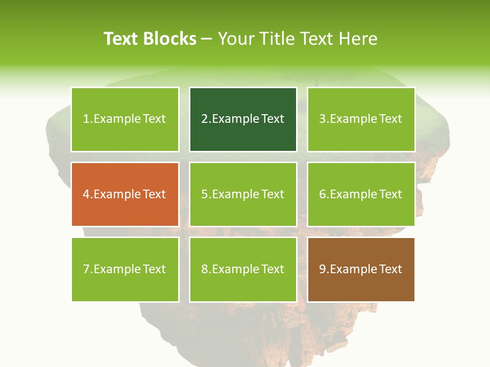Isolated Background Island PowerPoint Template