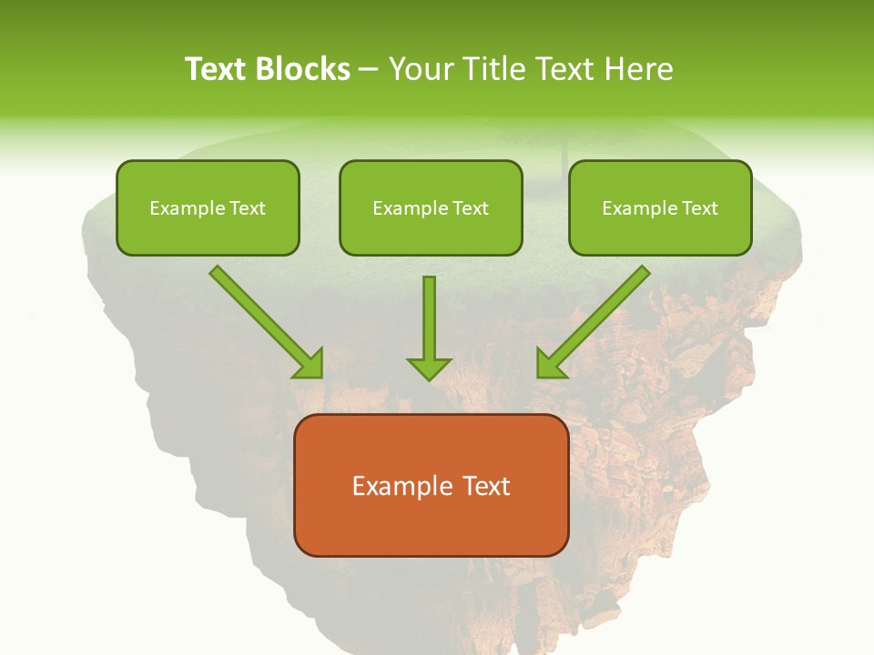 Isolated Background Island PowerPoint Template