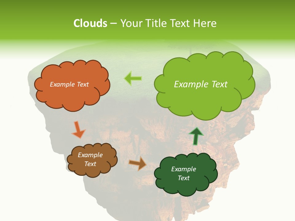 Isolated Background Island PowerPoint Template