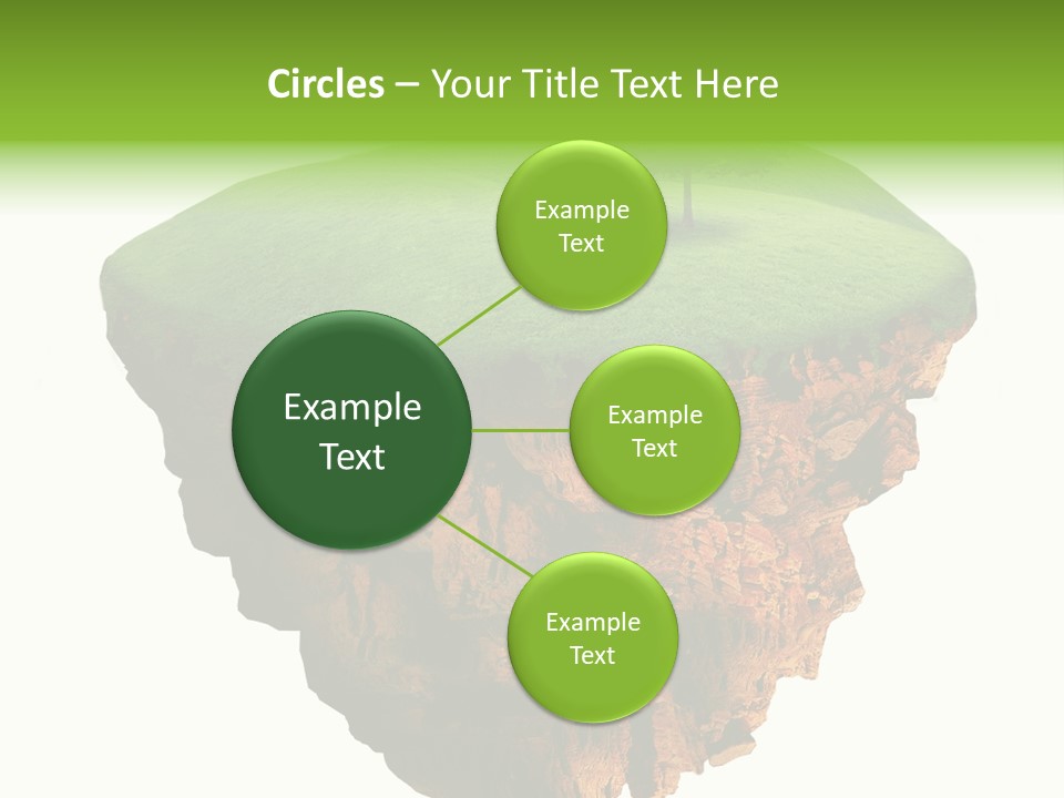 Isolated Background Island PowerPoint Template