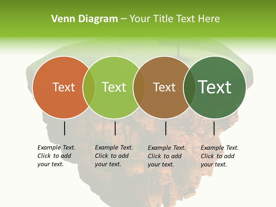 Isolated Background Island PowerPoint Template