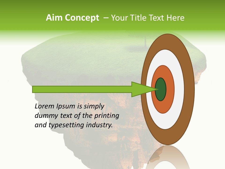 Isolated Background Island PowerPoint Template