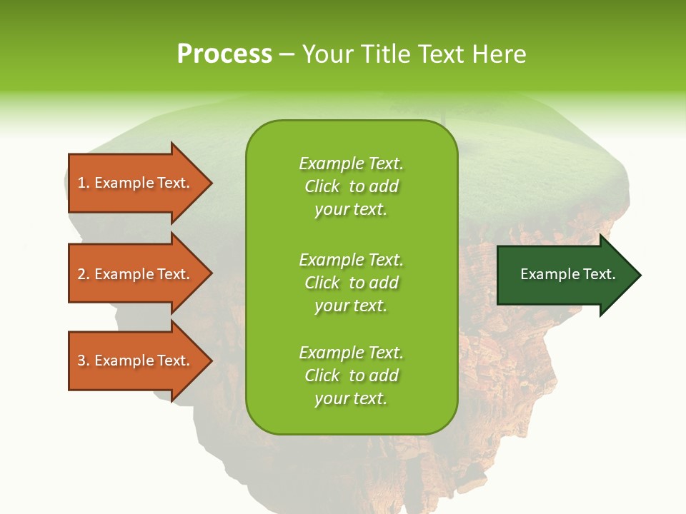Isolated Background Island PowerPoint Template