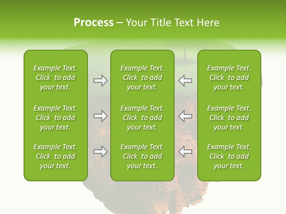 Isolated Background Island PowerPoint Template