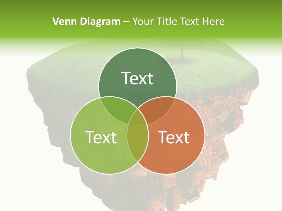 Isolated Background Island PowerPoint Template