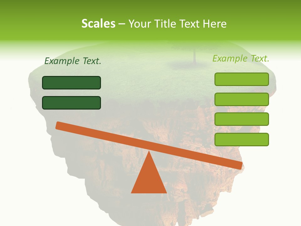 Isolated Background Island PowerPoint Template