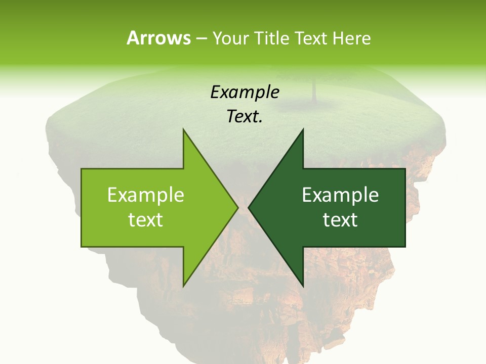 Isolated Background Island PowerPoint Template