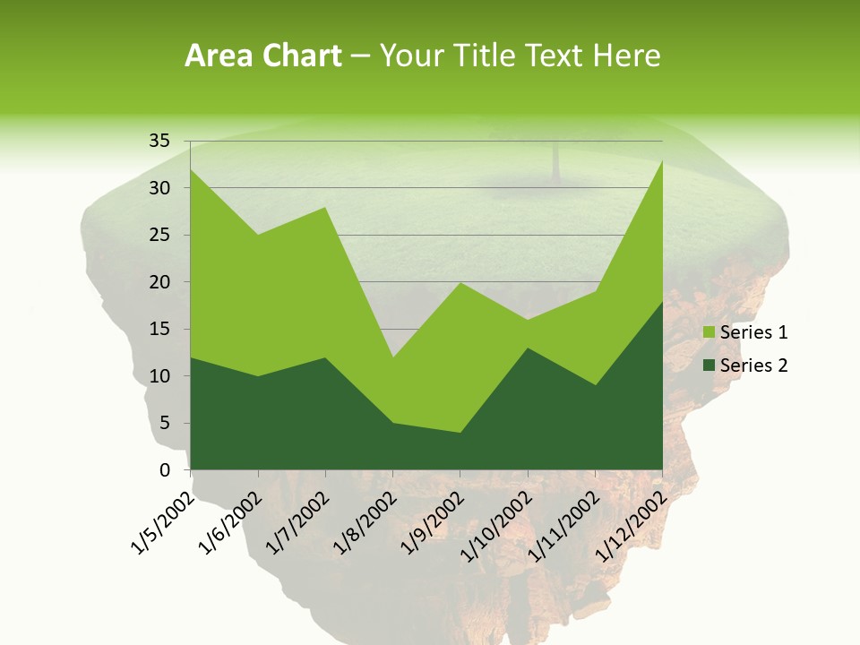 Isolated Background Island PowerPoint Template
