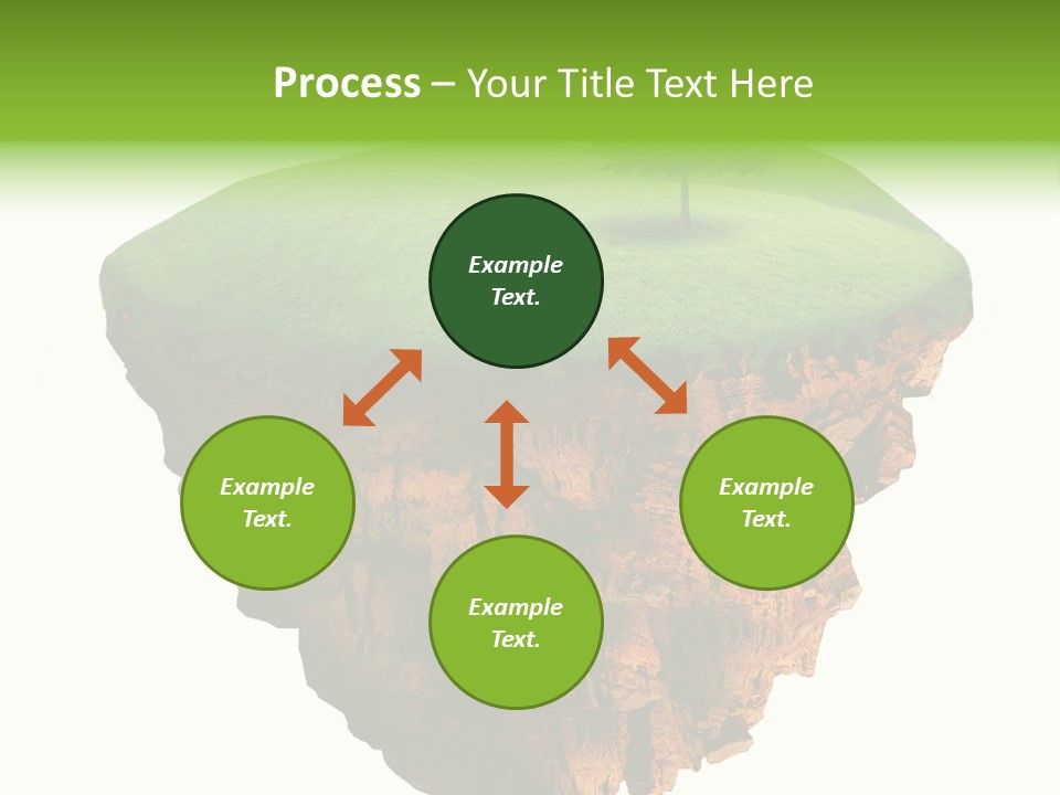 Isolated Background Island PowerPoint Template