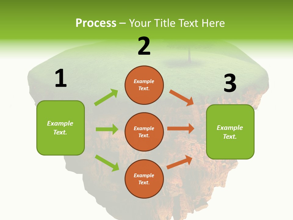 Isolated Background Island PowerPoint Template