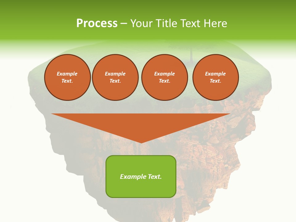 Isolated Background Island PowerPoint Template