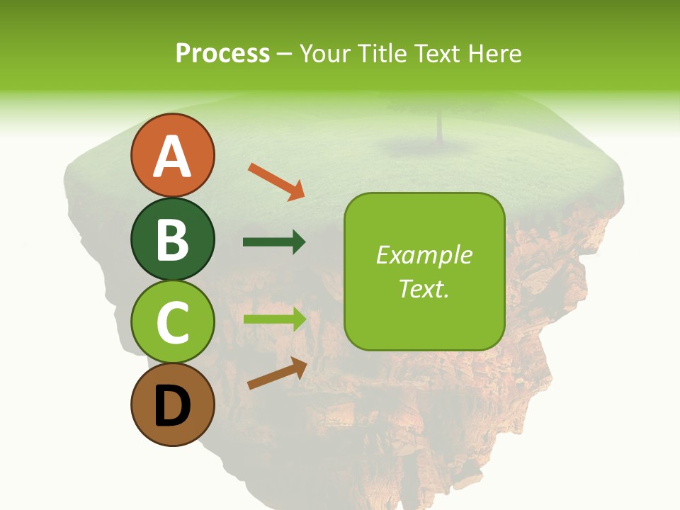 Isolated Background Island PowerPoint Template